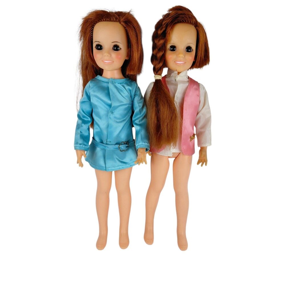 Ideal Crissy Doll  Lot Of 2 Growing Hair 1970s Red Hair